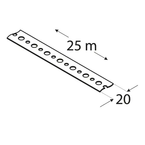 Перфолента на ролка 20x0,9 мм , 25 м