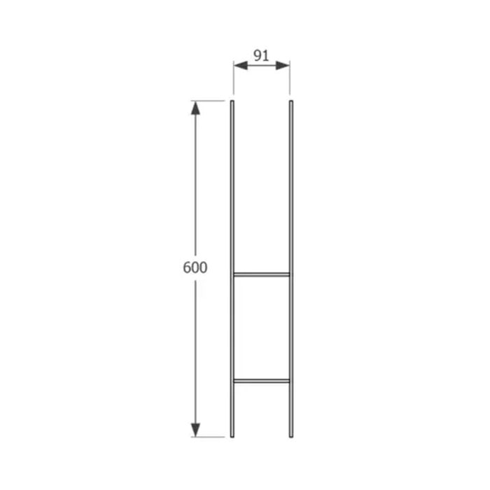Подпора за греда PSH 90 , 91x600x6,0 mm