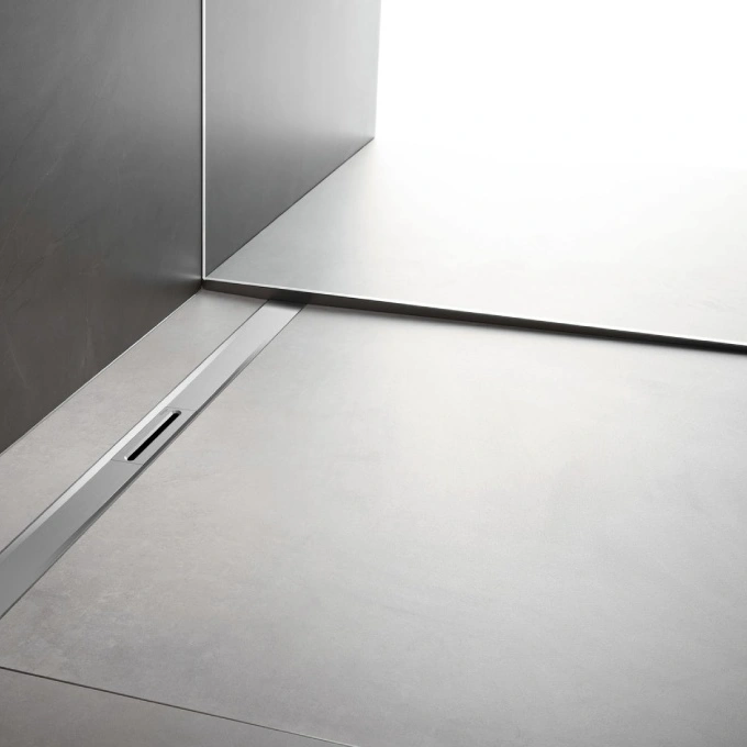 Преход за наклон за душ пространство неръждаема стомана/мат , 1200 мм , ляв