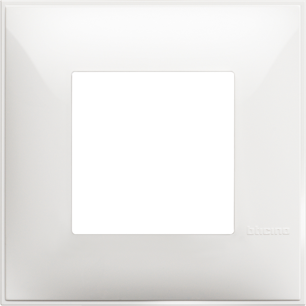 Рамка 2 модула Legrand BTICINO Classia R4802RW , бяло