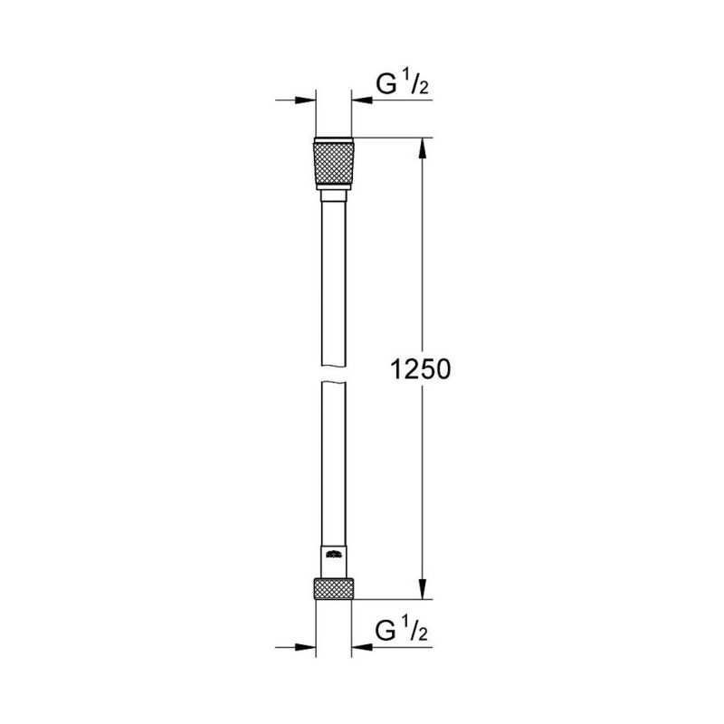 Шлаух за душ Silverflex Twistfree 28362DA0 , 125 см.