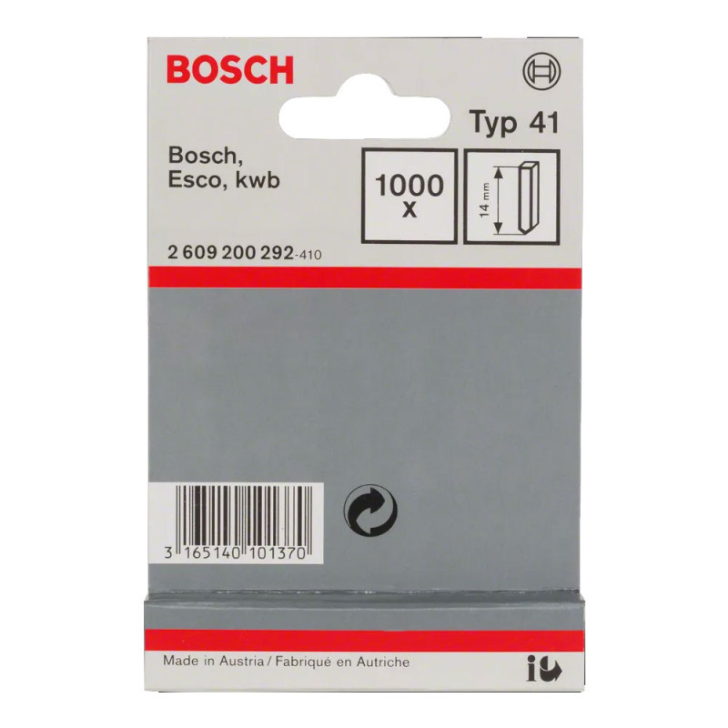 Щифтове Bosch 2609200292 , тип 41 , 14 мм. , 1000 бр.