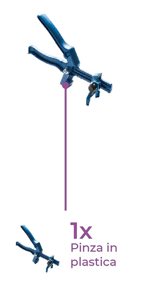  Система за нивелиране на две нива 3 мм