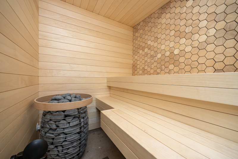 Панел за стени и сауни Hexa S Oak Natural