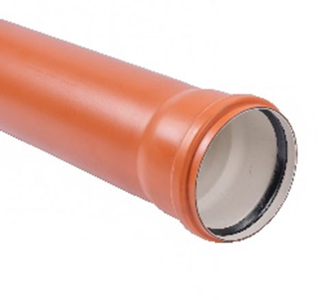 Тръба PVC SuperSolid , DN110 , SN2.5 , 0,5 м