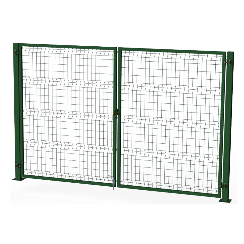 Врата двойна H150х300 , RAL6005 , отваряне навън