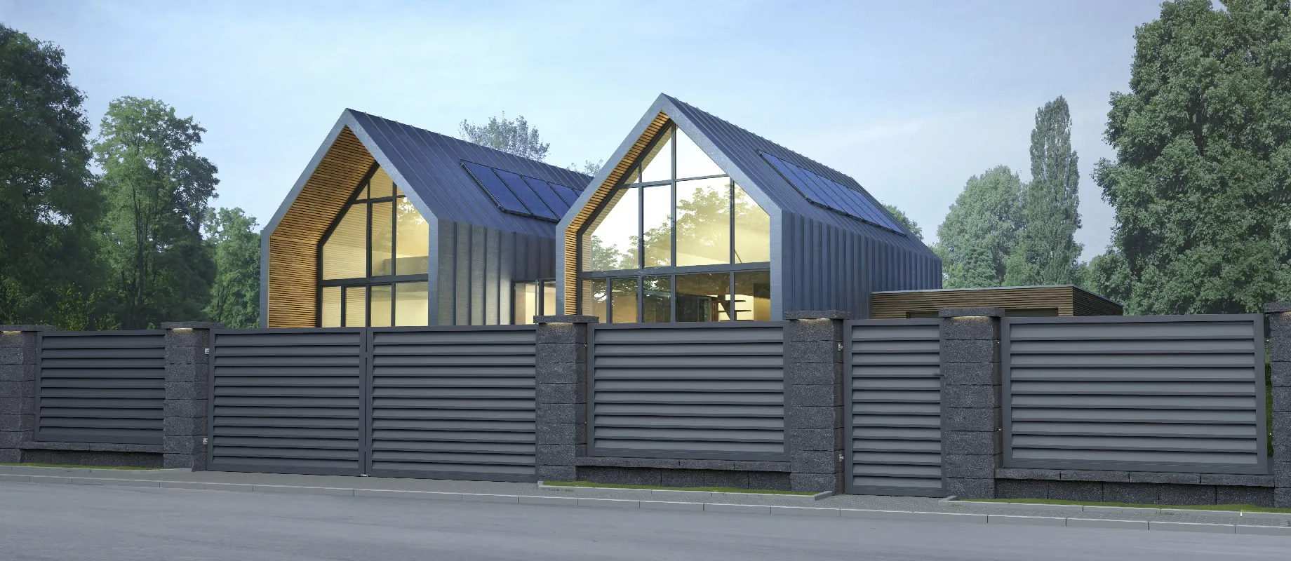 Врата единична дясна Ваня , 1.50 x 0.90 м. , RAL 7016