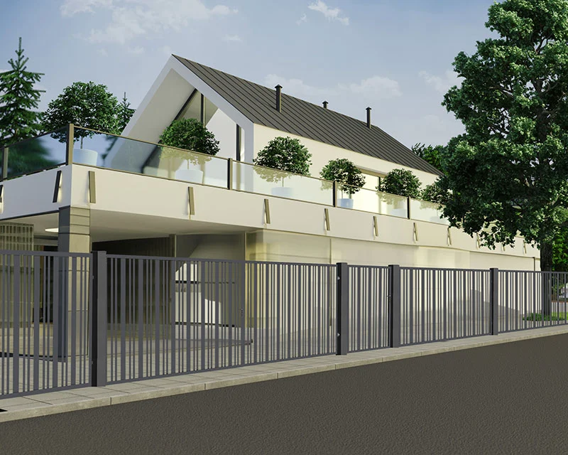 Врата единична универсална Салма , 1.50 м. / 0.90 м. , RAL 7016