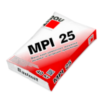 Варо-циментова фина машинна мазилка Baumit MPI 25