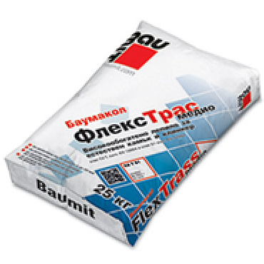 Флексово лепило за плочки и камъни Baumacol FlexTrass medio