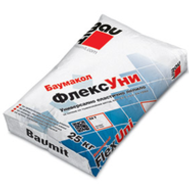 Флексово лепило за плочки и камъни Baumit Baumacol FlexUni