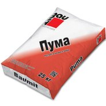 Сух разтвор за зидане и мазане Baumit Puma