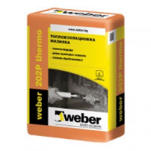 Топлоизолираща вароциментова мазилка Weber 202P thermo