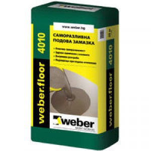 Саморазливна смес за вътрешни помещения weber.floor 4010 , 25 кг.