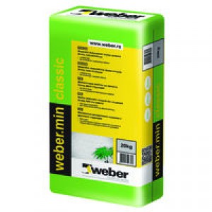 Суха минерална мазилка weber.min Класик