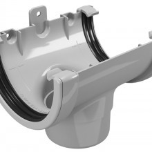 CLASSIC 120 PVC - Бежов , Бял , Керемиден , Бордо , Кафяв , Сив , Черен Снадка с дренаж Ø80