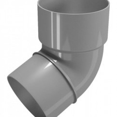 Отводнителна система CLASSIC 120 PVC Дъга 67.5° Ø 80 , Сив