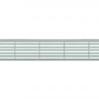  Решетка от неръждаема стомана Linear , 80 см.