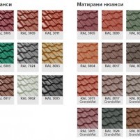 Metal roof tiles Bilka IBERIC