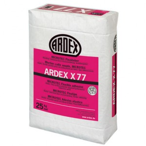 Еластично лепило на циментова основа ARDEX X 77 MICROTEC