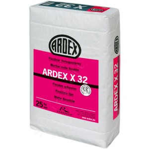 Еластичен среднослоен лепилен разтвор ARDEX X 32