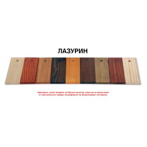 Water-soluble woodstain for wood Lazurin