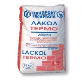 Лепило и шпакловка за топлоизолации ЛАКОЛ ТЕРМО