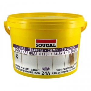 Супер лепило за стени и подови плочки Soudal 24А