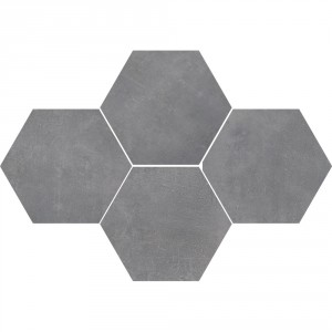 Mosaic Hexagon Stark Pure Grey , 28,3x40,8