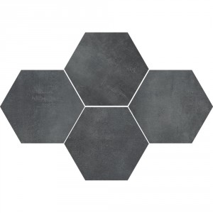 Mosaic Hexagon Stark Graphite , 28,3x40,8