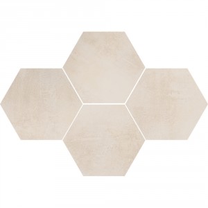 Mosaic Hexagon Stark Cream , 28,3x40,8