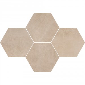 Mosaic Hexagon Stark Beige , 28,3x40,8