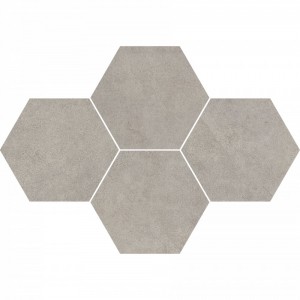 Qubus Grey Mozaika Heksagon 28,3x40,8 , 9.5 мм.