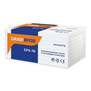 Изолационни плочи от експандиран полистирен GRADI#POR EPS 70