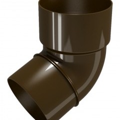 Отводнителна система CLASSIC 120 PVC Дъга 67.5° Ø 80 , Кафяв