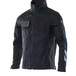 Jacket with elastic inserts dark blue, dimensions XS-4XL