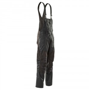 Overalls with elastic inserts and knee pockets black , dimensions 76С46 - 90С62