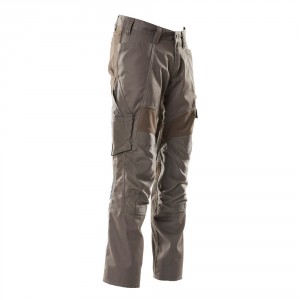 Pants with elastic inserts and knee pockets dark anthracite , dimensions 76С46 - 90С62