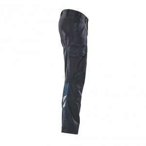 Панталон с еластични вложки и бедрени джобове тъмно син, размери 76С46 - 90С62