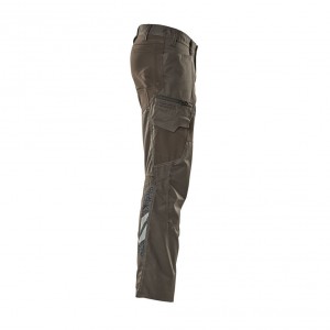 Панталон с еластични вложки и бедрени джобове тъмен антрацит , размери 76С46 - 90С62