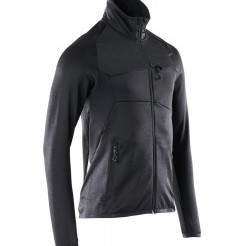 Fleece top with zipper dark blue, dimensions XS-5XL