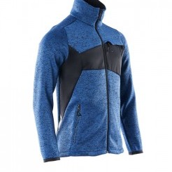 Leotard top with zipper navy blue / dark blue , dimensions XS-4XL