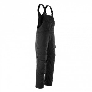Overalls with knee pockets black , dimensions 76С46 - 90С62