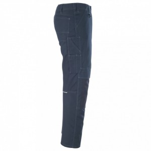 Панталон с джобове за наколенки тъмно син, размери 76С46 - 90С62