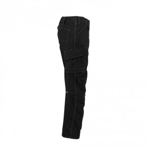 Pants with thigh pockets black , dimensions 76С46 - 90С62