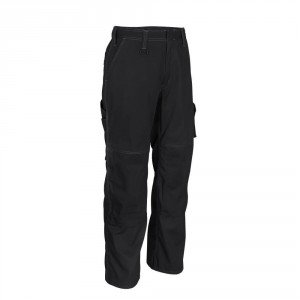 Pants with knee pockets MASCOT® Biloxi black , dimensions 76С46 - 90С62