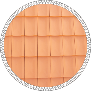 Ceramic roof tiles Continental ECO , natural color