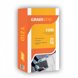 Зидарски разтвор за газобетон GRADI#ZID YZID , 25 кг.