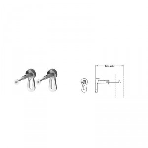 Built-in set GROHE Solido 3 в 1, button Scate air