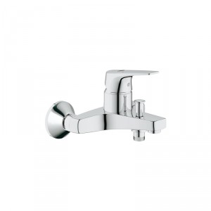 Single lever shower / bath mixer Bauflow, wall